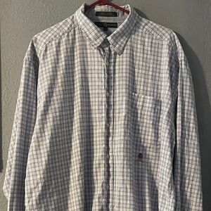 Tommy Hilfiger Plaid Button Down Shirt Men’s XL Blue/Pink/White Chest Pocket